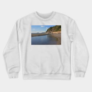 Seaton Beach and Looe Island, Cornwall, September 2021 Crewneck Sweatshirt